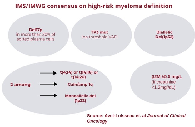 IMS IMWG high-risk myeloma definition