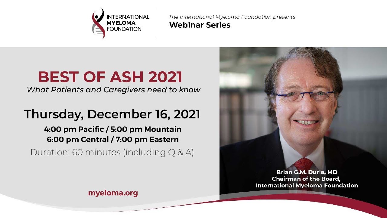 Best of ASH 2021 Webinar